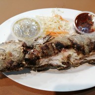 เมนูของร้าน อิ่มปลาเผา พรานนก บางพรม