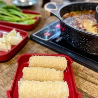 เมนูของร้าน ฟู่ชาม หม่าล่าหม้อไฟ 幸福盘 สมุทรสาคร