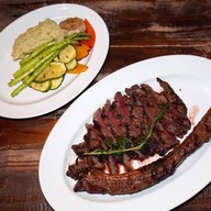 Medium Rare Steak & Wine