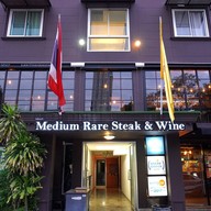 Medium Rare Steak & Wine