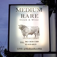 Medium Rare Steak & Wine