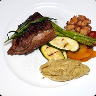 Medium Rare Steak & Wine