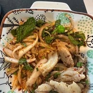 เมนูของร้าน ร้านน้องไอซ์เมี่ยงปลาเผา -