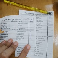 เมนูของร้าน แจ่วชาบู by Ball แปดริ้ว