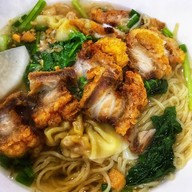 เมนูของร้าน ช.บะหมี่เกี๊ยว ข้าวหมูแดง หมูกรอบ(สวนสยาม) รามอินทรา