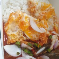 รับอรุณอาหารเช้า&แซนวิช เมนูข้าวอร่อย กะเพรา  ไข่กระทะ ท่าอิฐ