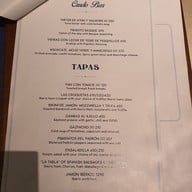 เมนู LUZ Bangkok Tapas Bar