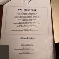 เมนู LUZ Bangkok Tapas Bar