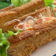 ข้าวหน้าไก่ย่าง ลูกชิ้นปิ้ง น้ำจิ้มรสเด็ด เจ็ดย่านน้ำ เจ้าพระยาทาวน์