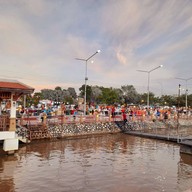 บรรยากาศ ตลาดน้ำสุขใจ