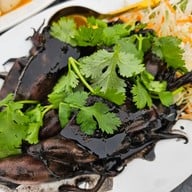 เมนูของร้าน ครัวเรือโป๊ะ