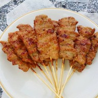 หมูปิ้งอร่อยก่อนดัง...หมูปิ้งดั้งเดิม หมูปิ้งกะทิ ร่มเกล้า