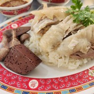 เมนูของร้าน ข้าวมันไก่ทับหลี ตลาดกำแพงแสน