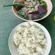 เมนูของร้าน ร้านโจ๊กข้าวต้มต้มเลือดหมู