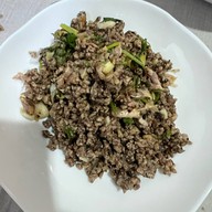 เมนูของร้าน ข้าวต้มน้องเมย์ ท่าข้าม