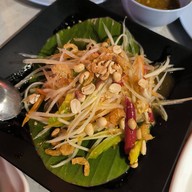เมนูของร้าน วัดเทพฯ เมี่ยงปลาเผา