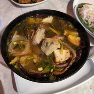 เมนูของร้าน วัดเทพฯ เมี่ยงปลาเผา