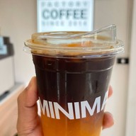 เมนูของร้าน Minimal coffee  สาขาตลาดธานินทร์