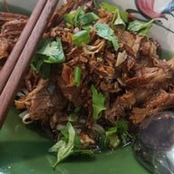 เมนูของร้าน ชาม ก๋วยเตี๋ยวขาหมูเมืองทอง เมืองทองธานี