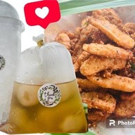 น้ำลำไยสดและขนมทอด คุรุ สาขา5แยก