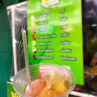 เมนูของร้าน นิไอศครีม@หัวหิน ตลาดโต้รุ่งหัวหิน