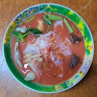 เมนูของร้าน ก๋วยเตี๋ยวเย็นตาโฟนายหัว สมอโพรง