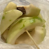 เมนูของร้าน ฝรั่งแช่บ๊วย