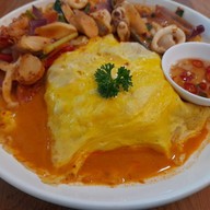 เมนูของร้าน One Tea Cafe กาญจนบุรี