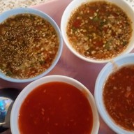 เมนูของร้าน แบมบูหมูกระทะบุฟเฟต์ วัตถุดิบหมูกระทะแช่แข็ง