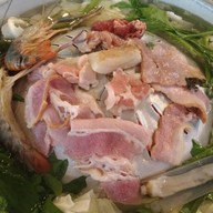 เมนูของร้าน แบมบูหมูกระทะบุฟเฟต์ วัตถุดิบหมูกระทะแช่แข็ง