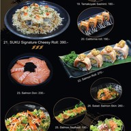 เมนู Suku Suku Sushi Buffet สะพานควาย