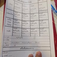 เมนู ก๋วยเตี๋ยวเรือ/ตำ/ยำ ท่าเรือรังสิต สาขารังสิตคลอง1