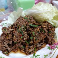 เมนูของร้าน ลาบเมืองเถิน
