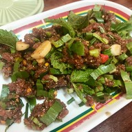 เมนูของร้าน ร้านลาบป้าตุ๊ อาหารอีสาน(วัดประยูร) หลังวัดประยูรฯ