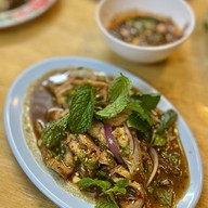 เมนูของร้าน แซ่บนัวครัวไทบ้าน