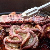 ข้าวหน้าหมูอบ(หมูสดรถเขียว)