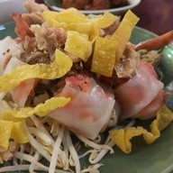 เมนูของร้าน ผัดไท เตาถ่าน เจ๊อ้วน ดอนเมือง