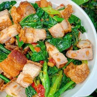 ร้านอู้หู..หมู หมูกรอบ เมนูข้าวผัดทอดสารพัด สาขาเดียว