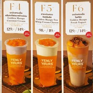 เมนู Yenly Yours เซ็นทรัลเวสเกต