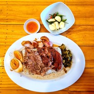 เมนูของร้าน ขาหมูคุโรบุตะ(ขาหมู5รางวัลอร่อย) ลาดพร้าววังหีน
