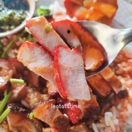 เมนูของร้าน จั๊วข้าวหมูแดง
