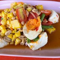 ร้านส้มตำ ยำแซ่บ -