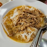 เมนูของร้าน ขนมจีนบ้านคุณย่า สนามบินน้ำ