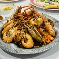 เมนูของร้าน กุ้งอบภูเขาไฟ