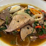 เมนูของร้าน ซ้งเป็ดพะโล้ วังหิน