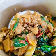 เมนูของร้าน ผัดกะเพราพ่นไฟ อาหารตามสั่ง ผัดหมี่โคราช เมนูเส้น แกงป่า แกงกะทิ ผัดเผ็ด by เชฟคิง