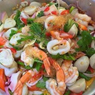 อาหลางตามสั่ง+สเต็ก ชุมเห็ด 2