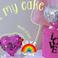 Little celestial house🌈 cake midnight🕛 Galaxy milky way