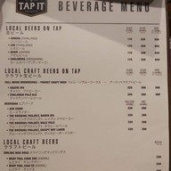 เมนู Tap It Bangkok