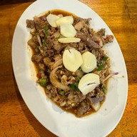 เมนูของร้าน ส้มตำ ลาบเป็ด ตามสั่ง โรงเตี๋ยมกู๋เจิด ประวิทย์และเพื่อน8/3